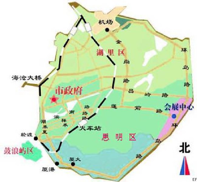 廈門國際會(huì)展中心交通圖