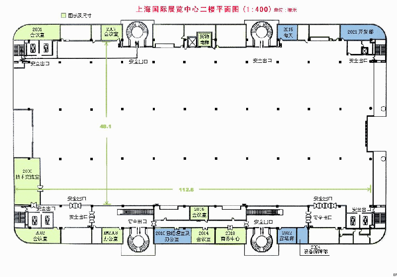 上海國際展覽中心場館圖